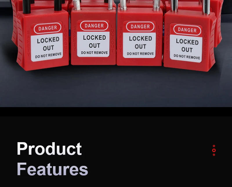 Description Picture 4 of itemAll Kinds Of Industrial Safety Padlock Engineering Plastic ABS Lock Body LOTO