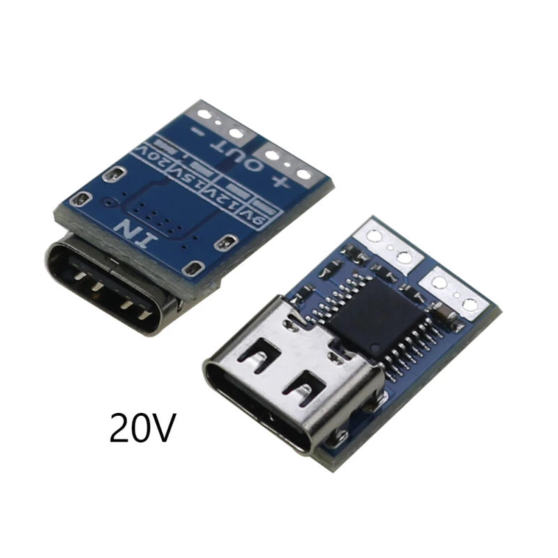 Description Picture 5 of itemType-C PD Decoy Module PDC004-PD PD23.0 to DC DC Trigger Extension Cable QC4 charger 9V 12V 15V 20V