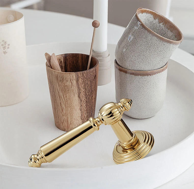 Description Picture 6 of item1 Set of Zinc Alloy Silent Split Lock Indoor Bedroom, Living Room Handle Lock Household Lock Hardware Accessories with Key