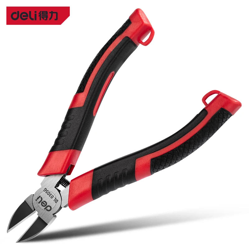 Description Picture 6 of itemDeli CR-V Plastic Nippers Pliers 5 / 6 Inch Jewelry Wire and Cable Cutter Cutting Side Scissors Mini Pliers Electrical Tools