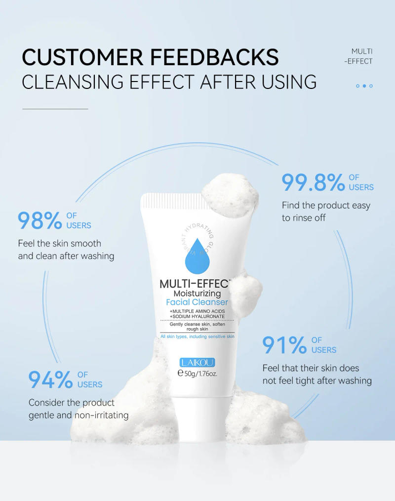 Description Picture 6 of itemDeep Cleansing Facial Foam Gel - Oil Control Acne Mark Removal Pore Refining Blackhead Eliminator Face Wash for Clearer Skin