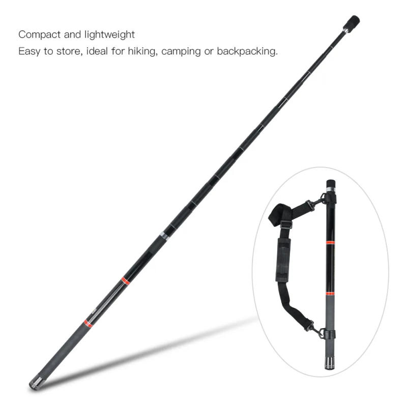 Description Picture 5 of item450cm 540cm Retractable Lightweight Fishing Landing Net Rod Round Stretch Brail Pole Tools Accessories