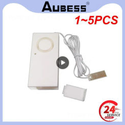 1~5PCS CoRui Home Alarm Water Leakage 110dB Spot Alarm Smart Sensor Detector  Flood Alert Overflow Security Alarm System
