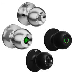 Smart Lock Biometric Door Lock Rechargeable Keyless Entry Door Lock with Keys TUYA App Control for Bedrooms Cloakroom