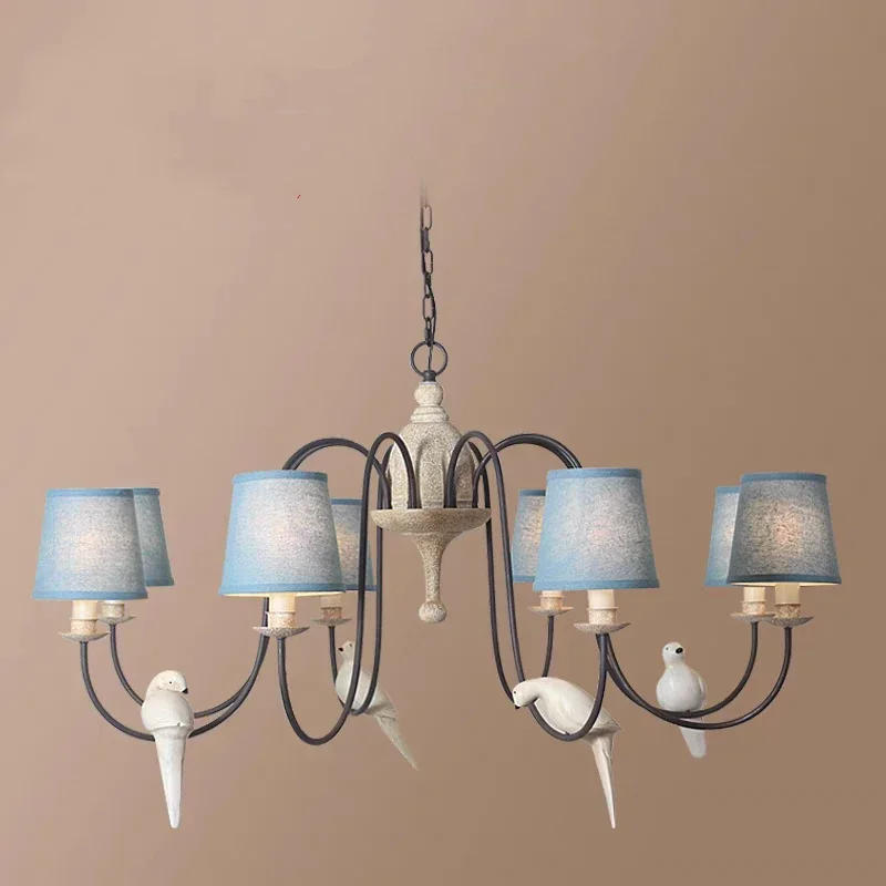 Description Picture 3 of itemNordic Vintage Birds Pendant Lights Bird Design Lamps for Dining Room Restaurant Cafe Hanging Suspension Light Free Shipping