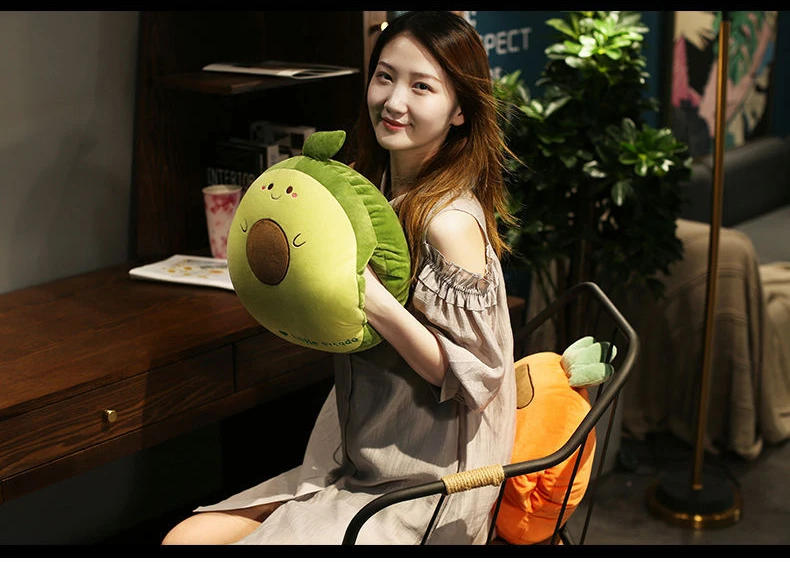 Description Picture 6 of item3 In1 Stuffed Hand Warmer Bag Cartoon Animal Pillow Blanket Cute Cushion Blanket Home Car Travel Pillow for Children Girl Gift