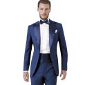 Men's Blazer Peak Lapel One Button Coat for Wedding Business Jacket+pants  Groom Business Tuxedos men suits wedding prom suits