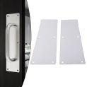 2pcs Door Kick Plate Stainless Steel Plates For Wood Metal Door For Exterior Doors Interior Doors Kick Plates Door Plate 8x30cm