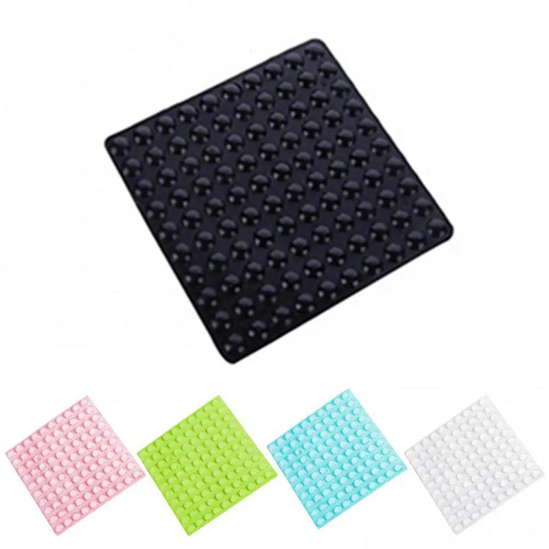 Description Picture 4 of item100PCS Self Adhesive Buffer Pads Silicone Door Stopper Cabinet Bumpers Wall Protector Furniture Refrigerator Anti-crash Pad