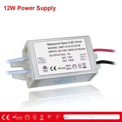 Mini LED Power Supply AC100-265V to DC 12V IP67 12W Outdoor Lighting Transformer Convertor Strip Light