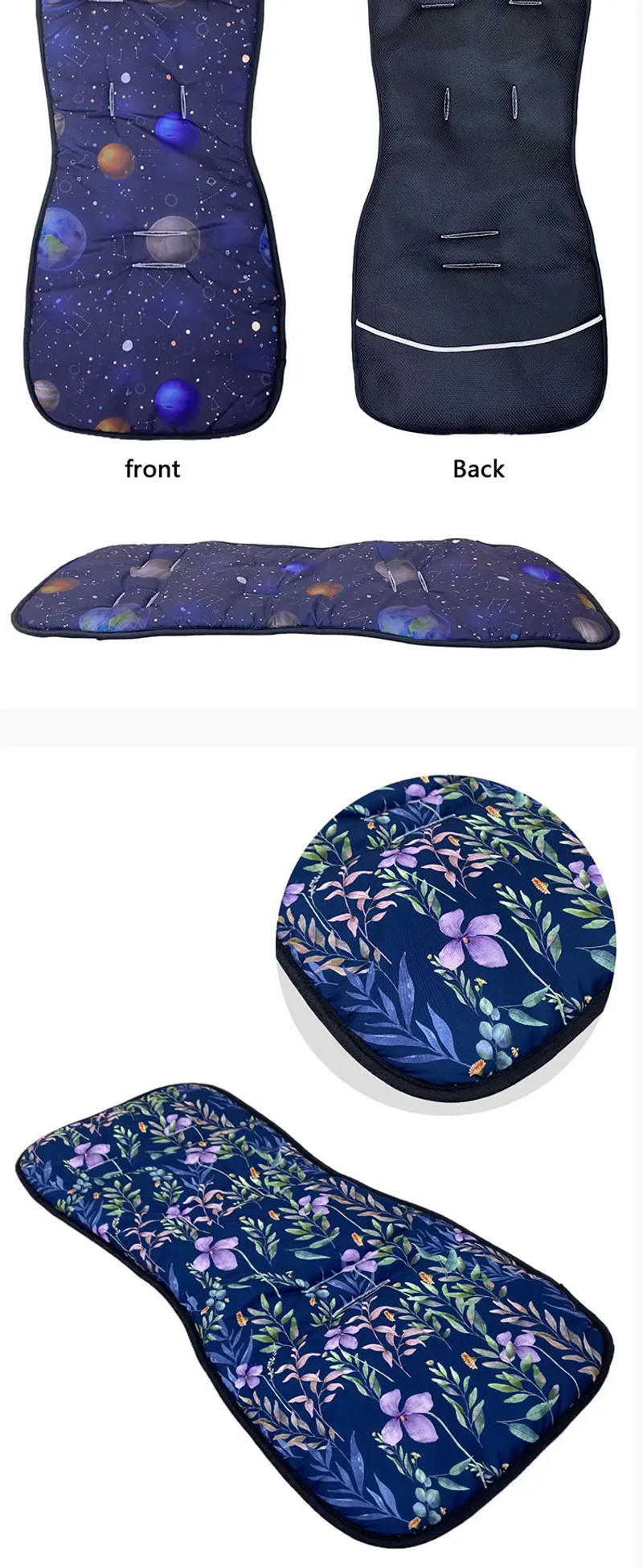 Description Picture 6 of itemBaby Stroller Seat Cushion Kids Pushchair Car Cart High Chair Seat Trolley Soft Mattress Baby Stroller Cushion Accessories