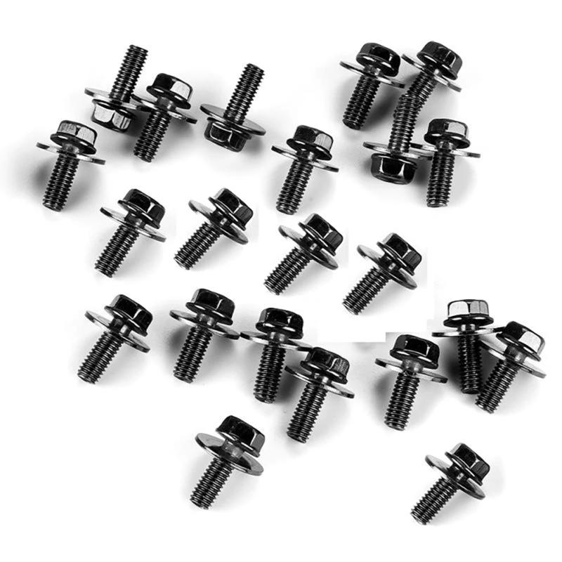 Description Picture 6 of item10Pcs Car Body Bolts U Type Clips M6 6mm Engine Cover Undertray Splash Shield Guard Bumper Fender Retainer Fastener Rivet Screws