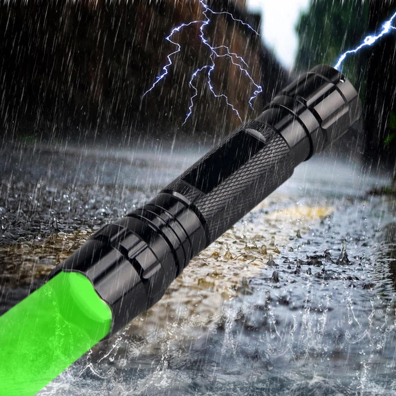 Description Picture 5 of item300 Yard Zoomable LED Tactical Flashlight Torch Hunting Lamp Adjustable Flash Light+Rifle Scope Mount+Switch+18650+Charger