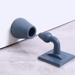 Mute Silicone Door Stopper Self Adhesive Door Stop Bumper Door Pads Anti-Collision Protection Door Wall Buffer Home Improvement