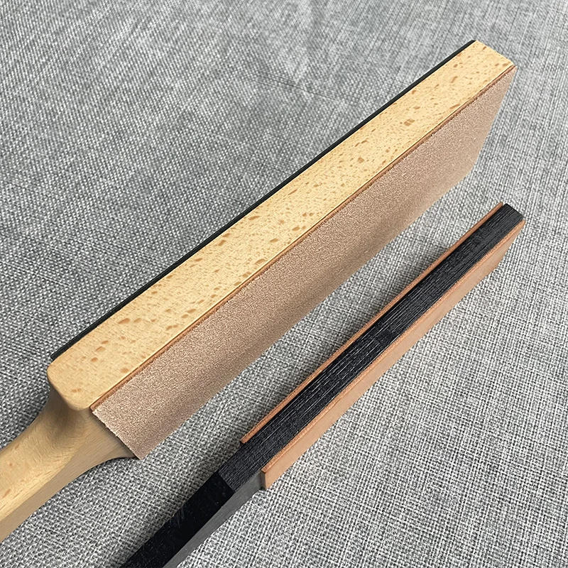 Description Picture 5 of itemDouble-side Knife Polishing Sharpener Sharpening Stone Leather Honing Strop Compound Green Abrasive Paste Polishing Wax Paste