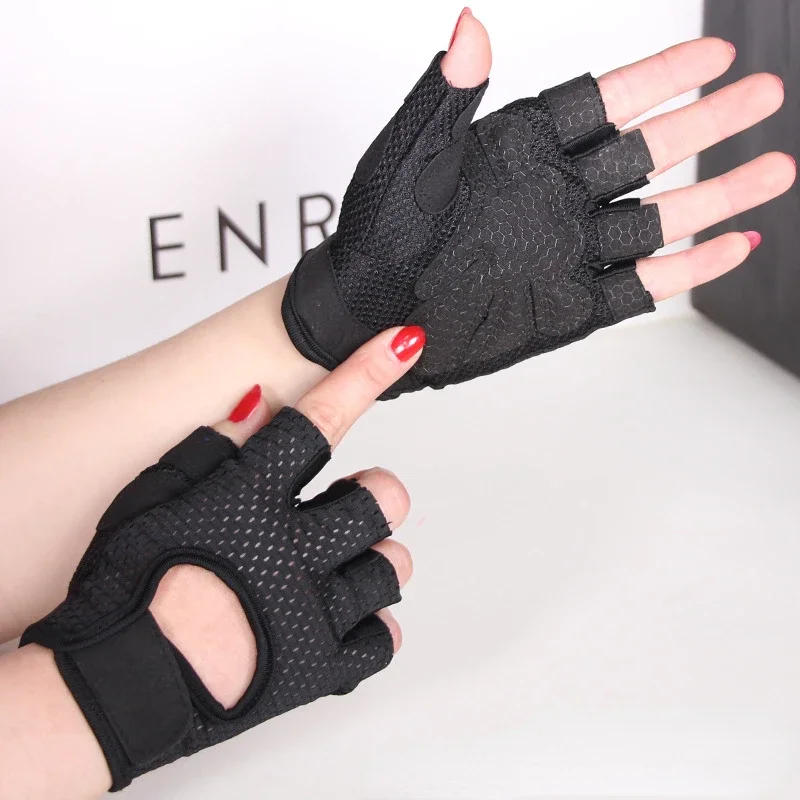 Description Picture 3 of itemGym Gloves Fitness Weight Lifting Gloves Body Building Training Sports Gloves Workout Half Finger Hand Protector for Men Women
