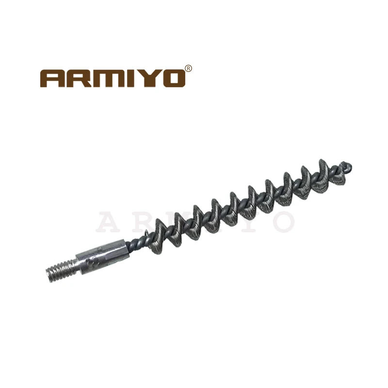 Description Picture 2 of itemArmiyo .22Cal 7.62mm 9mm 10mm 12GA Gun Bore Cleaning Equipment 22lr Barrel Steel Brush Thread 8-32 5/16"-26T Hunting Accessories
