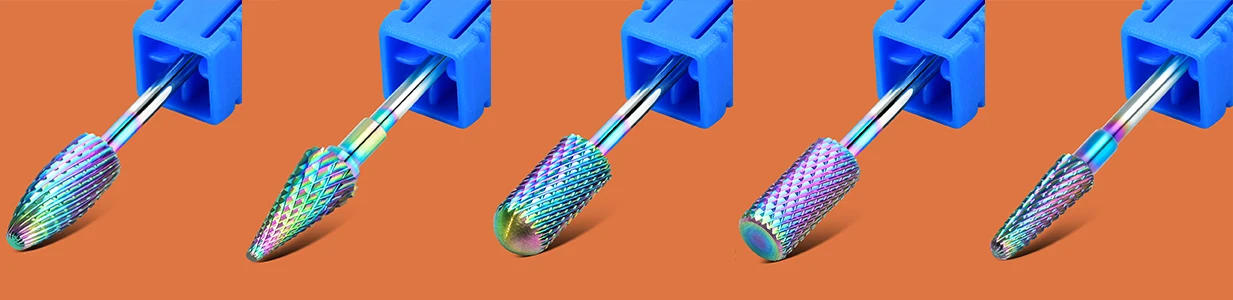 Description Picture 4 of item67 Types Carbide Milling Cutter Ceramic Nail Drill Bit For Electric Manicure Drills Manicure Gel Polish Remover Nail Art Tools