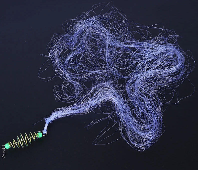 Description Picture 5 of itemFishing Net Trap Mesh Luminous Bead Netting Sea Fish Net Tackle Design Copper Shoal Cast Gill Feeder Fishing Trap