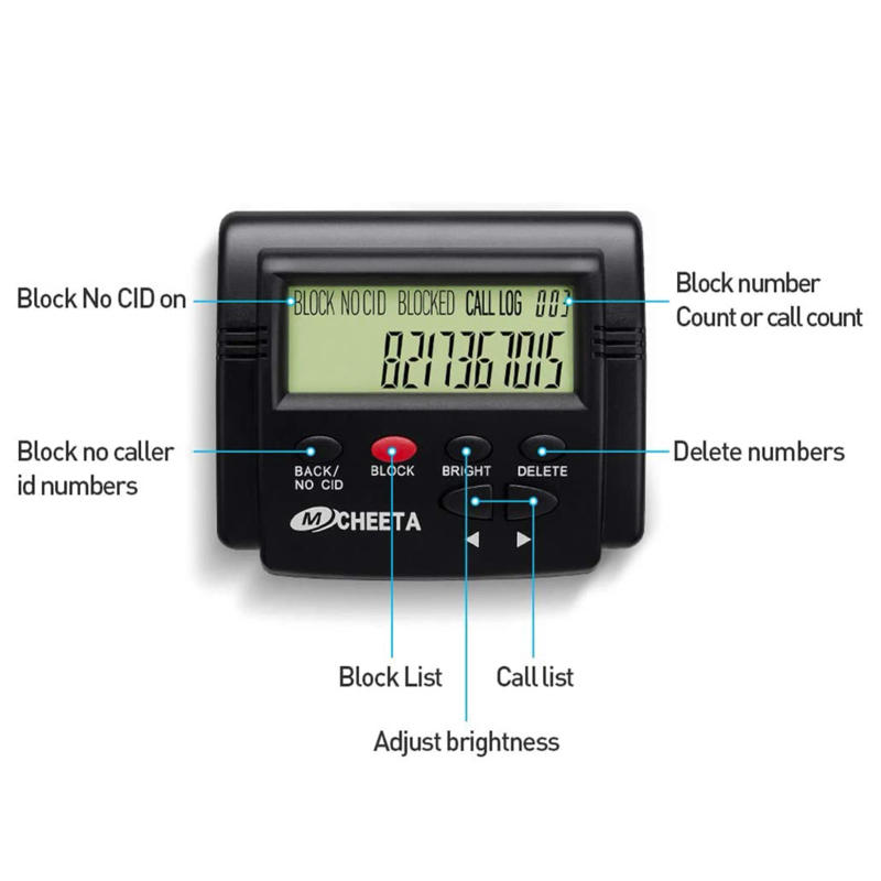 Description Picture 5 of itemCall Blocker for Landline Phones Telephone 2000 Caller ID Box Blocking One Touch Number Block Unwanted Robocalls Nuisance Calls