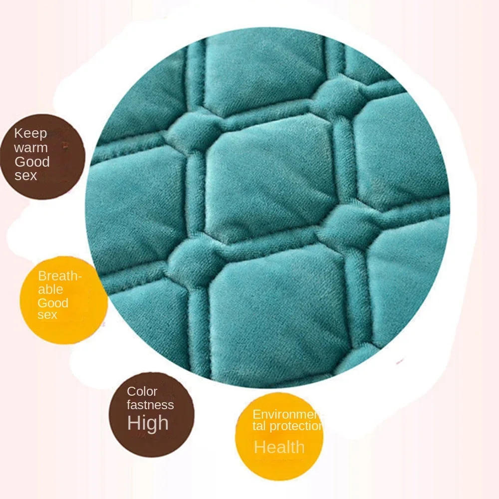 Description Picture 4 of itemSuper Soft Flannel Bedspread Geometric Quilted Bed Linens Bedspreads For Winter Warm Flat Sheet Blanket Cover Coverlet покрывало