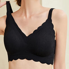 Seamless Women's Plus Size Bras Thin Mold Cup No Steel Ring Anti-sagging Underwear Breathable Comfortable Fitness Sports Bra