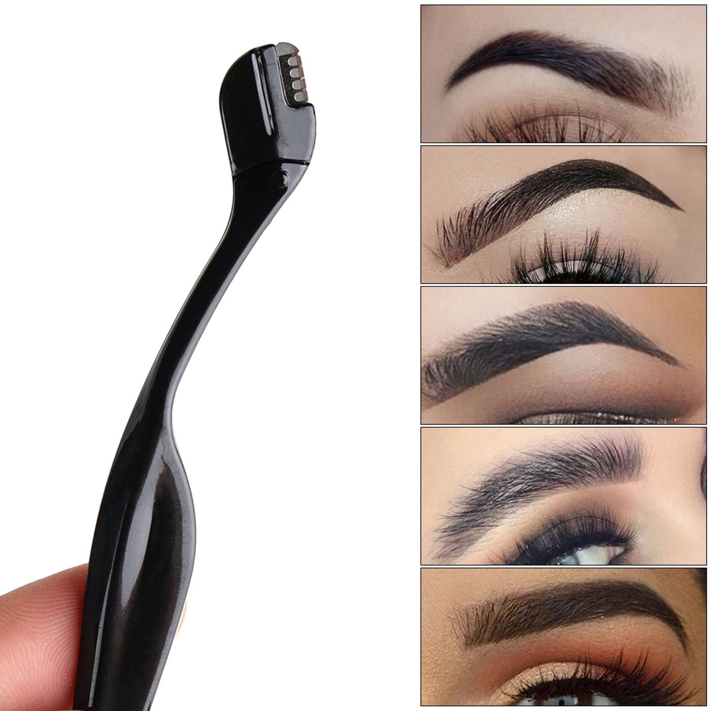 Description Picture 2 of item2/4/6Pcs Mini Portable Eyebrow Razor Facial Lip Hair Trimmer Shaper Shaver Remover Blade Face Makeup Beauty Tools