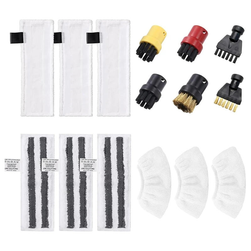 Description Picture 4 of itemSteam Cleaner Accessory Set For Karcher Steam Cleaner Easyfix SC 2, SC 3, SC 4, SC 5 Mop Cloth Brush Nozzle