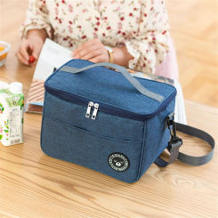 1PCS Big Camping Thermal Cooler Bag WIth Shoulder Strap Waterproof Oxford Cloth Picnic Insulated Bag Sac Lunch Box Picnic Basket