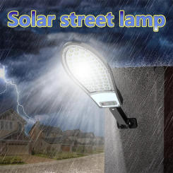 Solar Wall Lamp Waterproof Human Body Induction Remote Control Lamp Household Garage Courtyard Lamp Intelligent Wall Street Lamp