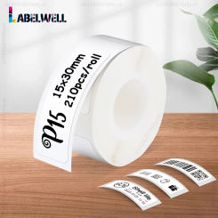 P15 Label Printer Sticker 15*30mm 12*40mm Thermal Label Paper Self-adhesive Label Tape for Marklife P15 P12 P11 D30 Label Maker