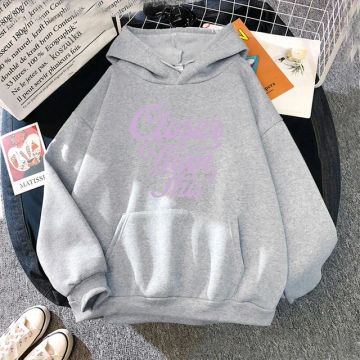 Jimin Closer Than This Hoodie 2024 Fashion Women Hoodies Harajuku Aesthetic Clothes Unisex Fleece Pullover Sweatshirt Vintage