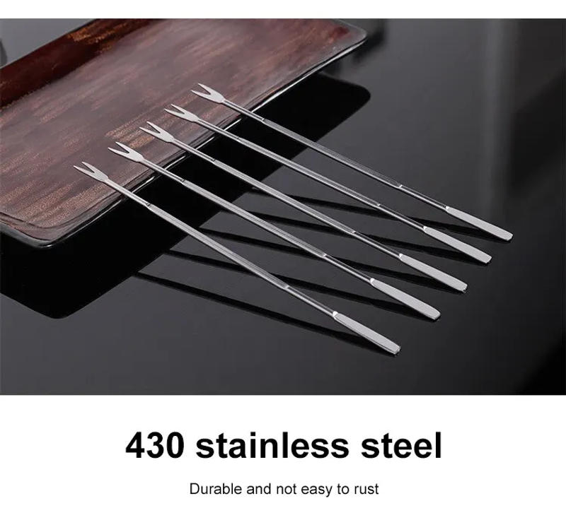 Description Picture 6 of item5pcs/lot Robust and High Quality Lobster Forks Walnut Gadgets Seafood Function Fruit Tools Kitchen Kitchen Needl