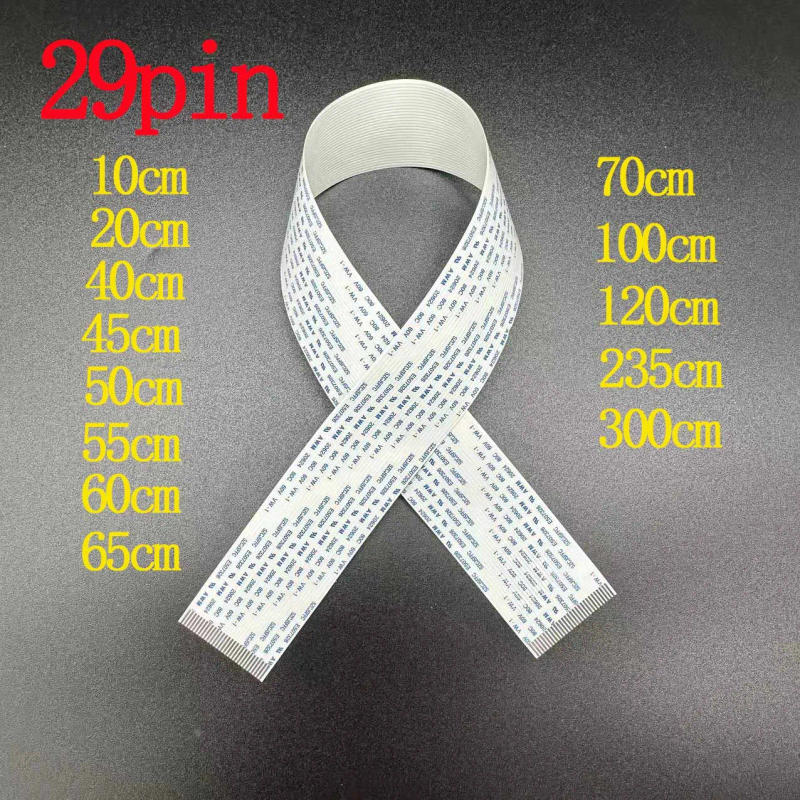 Description Picture 2 of item10PCS 29 Pin 20cm 40cm 70cm 100cm120cm Head Data Cable for Epson TX800 XP600 Solvent UV Flatbed Printer Print Head Connector