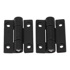 2Pcs Adjustable Torque Hinge Position Control Replacement Buffering Hinge Black Zinc Alloy Furniture Hardware Cabinets Hinge
