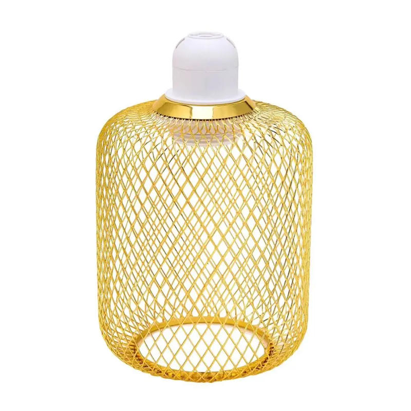 Description Picture 5 of itemRetro Mesh Ball Europe America Style Iron Lamp Shade Lighting Fixtures Lampshade Lamp Covers For Home Decoration