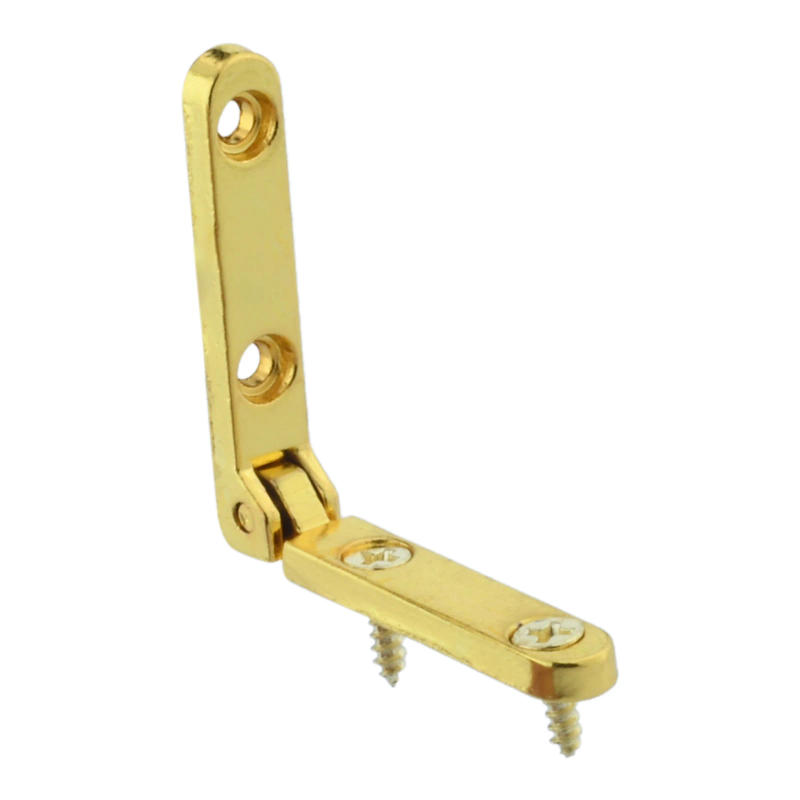 Description Picture 5 of item10 Pcs Small Hinges Jewelry Wooden Box Chest Case Hinges 90 Degree Folding Hinge Wooden Box Accessories Zinc Alloy with Screws