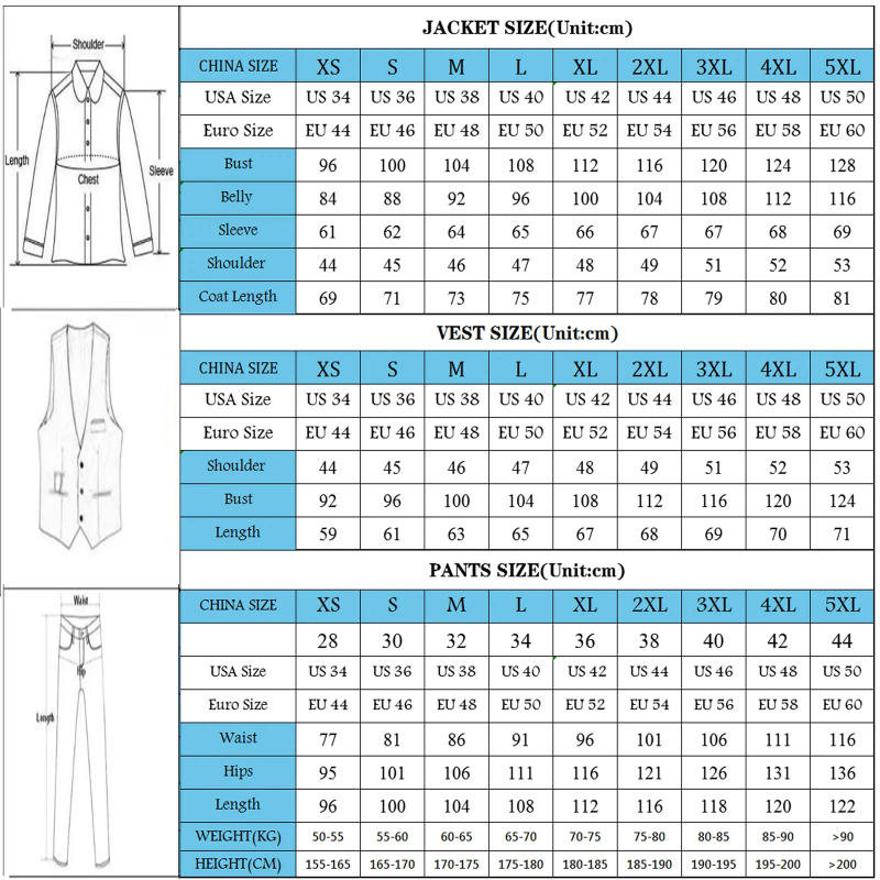 Description Picture 2 of itemBlazer Suit For Men 2 Piece Outfit Set Suits High Quality 2024 Pants Mens Clothing Fashion Party Wedding Tuxedo Jackets coats