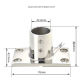 22mm square tube