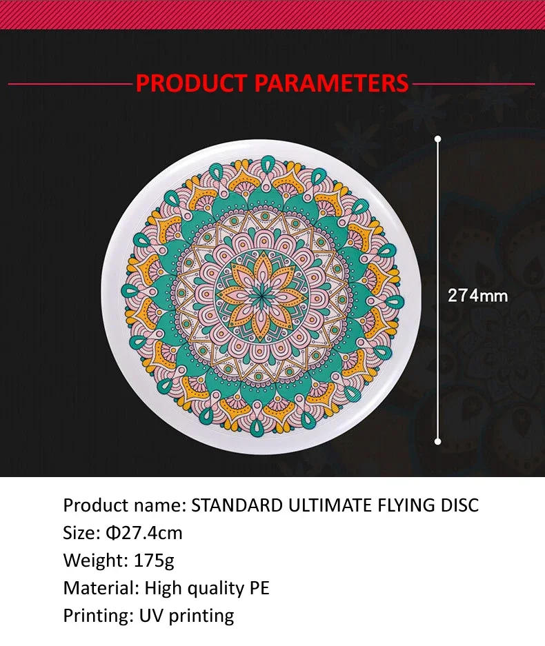 Description Picture 6 of itemDatura Series 175g Professional Ultimate Flying Discs Outdoor Sports Competition Standard Flying Saucer Plastic Disc Plate