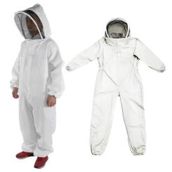 Full Body Beekeeping Suit Professional Beekeeping Clothing Protection Beekeeping Suit Jacket Safty Veil Hat Dress Equipment
