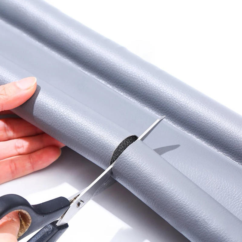 Description Picture 6 of itemDurable Door Seal Strip Leather 96cm / 38in Waterproof Wind EPE Foam + Leather Foldable Sweep Tools Accessories