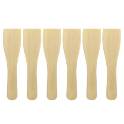6 Pcs Utensil Spatula Nonstick Spatulas Wood Cooking Wooden for Turner Set
