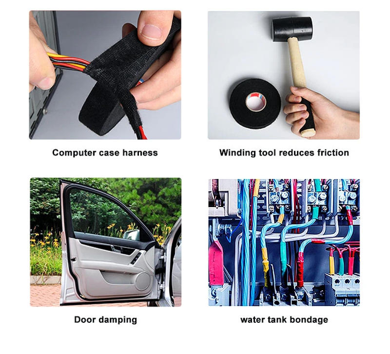 Description Picture 5 of item15meters Electrical Tape Heat-resistant Adhesive Cloth Tape For Cable Car Harness Wiring Loom Width 9/15/19/25/32MM Dropshipping