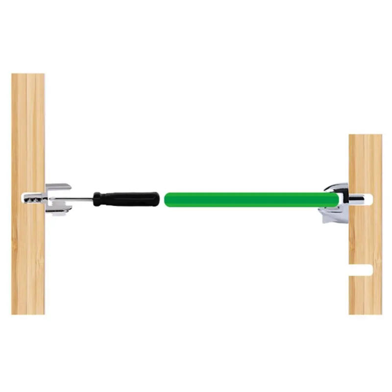 Description Picture 4 of item1Pc Thicken Nickel Finish Furniture Hardware Glass Clamp Panel Bracket Shelves Clips Shelf Holder Support