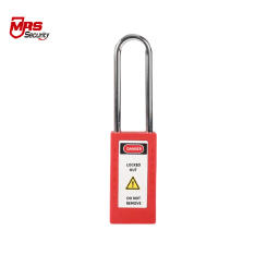 MS76SL 76mm Long Body Safety Lock Security Isolation Steel Shackle Padlock Lockout Tagout