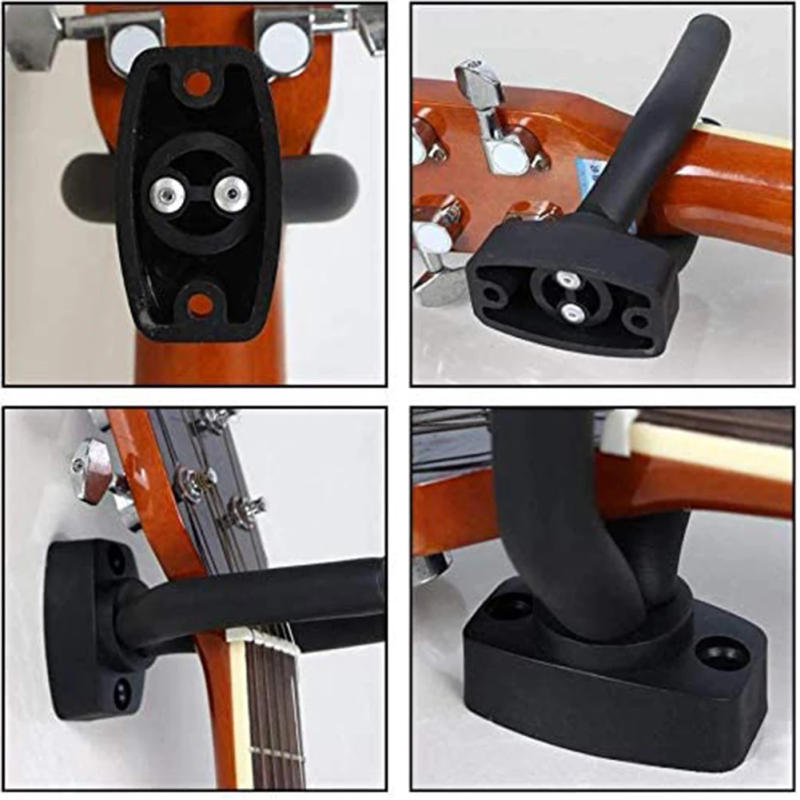 Description Picture 6 of itemGuitar Hanger Wall Mount for Acoustic Guitar Guitar Hanger Hook Easy To Install with Screws Bass Instrument Guitar Accessories