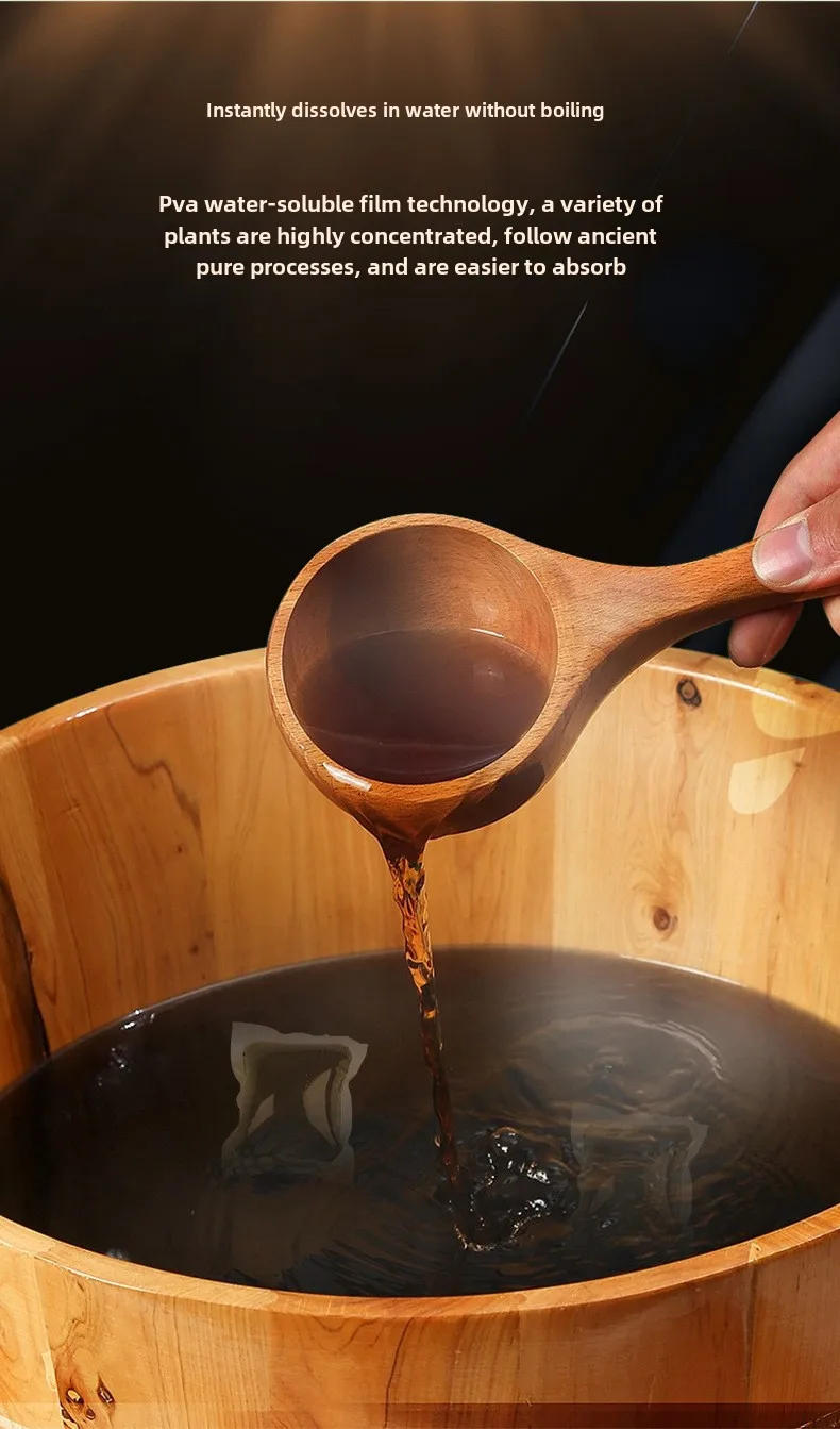 Description Picture 6 of itemFoot Soaking Bead Foot Bath Liquid Household No-cooking Instant 18-flavor Concentrated Herbal Foot Soaking Bag