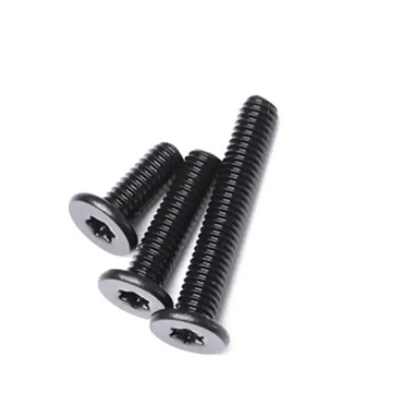 Description Picture 3 of item5/10/50pc CM Torx thin screw M2 M2.5 M3 M4 M5 M6 M8 A2-70 Stainless Steel black colour Six-Lobe Ultra Thin Flat Wafer Head Screw