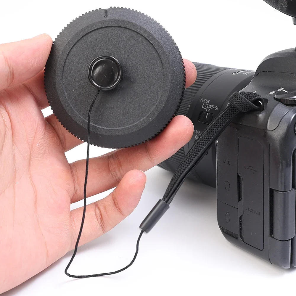 Description Picture 6 of item5/10/20PCS Lens Cover Holder Keeper Straps Universal DSLR Digital Camera Len Cap Anti Loss Protective Rope Accessories